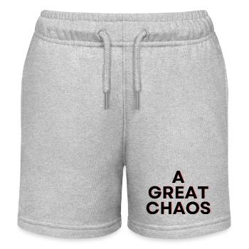 A Great Chaos - Kinder Organic Joggingshorts Mini Bolter von Stanley/Stella - Grau meliert - Vorne