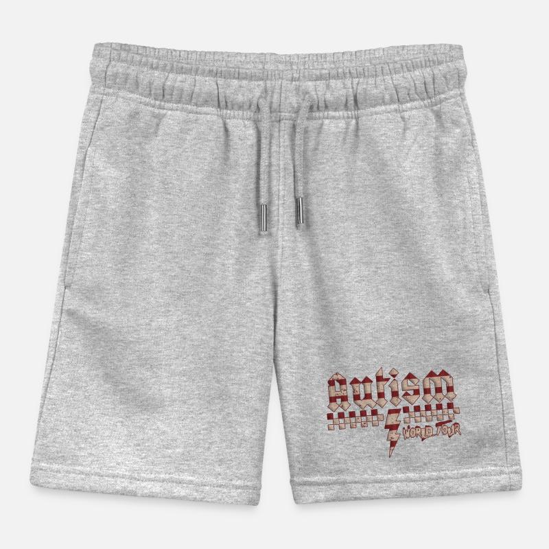Autism awareness different different better Kids Organic Sweat Shorts by Stanley/Stella
