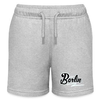 Berlin - Short de jogging enfant bio Stanley/Stella - gris chiné - Devant