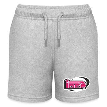 Die Idee von y2k - Kinder Organic Joggingshorts Mini Bolter von Stanley/Stella - Grau meliert - Vorne