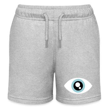 Aqua Eye Minimal Circle - Short de jogging enfant bio Stanley/Stella - gris chiné - Devant