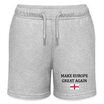 Make Europe Great Again – England - Kids Organic Sweat Shorts by Stanley/Stella - heather grey - Front