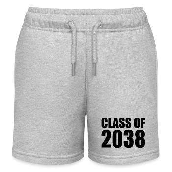Class of 2038 - Kids Organic Sweat Shorts by Stanley/Stella - heather grey - Front