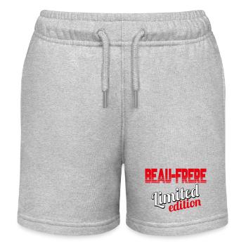 BEAU FRÈRE LIMITIERTE EDITION - Kinder Organic Joggingshorts Mini Bolter von Stanley/Stella - Grau meliert - Vorne