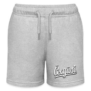 Ägsgüsi - Schweizerdeutsch - Dialekt - Schweiz - Kinder Organic Joggingshorts Mini Bolter von Stanley/Stella - Grau meliert - Vorne