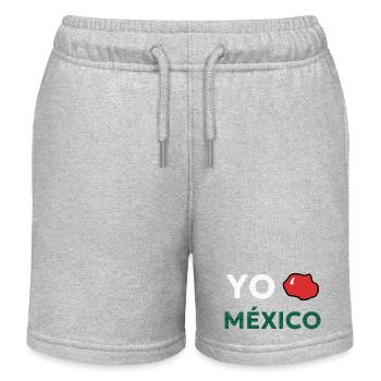YO AMO MEXIQUE - Short de jogging enfant bio Stanley/Stella - gris chiné - Devant