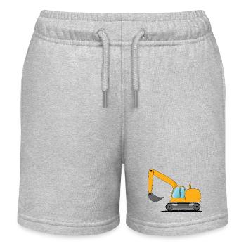 Bagger Kinder - Kinder Organic Joggingshorts Mini Bolter von Stanley/Stella - Grau meliert - Vorne
