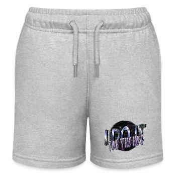 Arbre de Noël Geek Plage Drôle Citation Blagues Fun - Short de jogging enfant bio Stanley/Stella - gris chiné - Devant