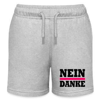 Nein danke - Kinder Organic Joggingshorts Mini Bolter von Stanley/Stella - Grau meliert - Vorne