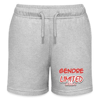 GENDRE LIMITED EDITION - Short de jogging enfant bio Stanley/Stella - gris chiné - Devant