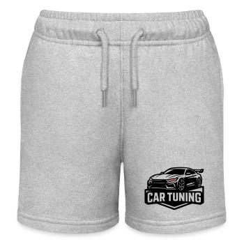 Auto Tuning - Kids Organic Sweat Shorts by Stanley/Stella - heather grey - Front