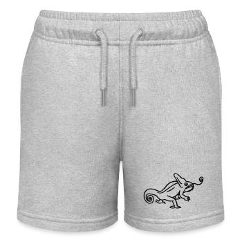 Caméléon - Short de jogging enfant bio Stanley/Stella - gris chiné - Devant