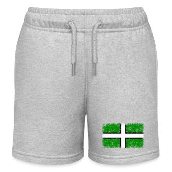 Devon - Vintage - Kinder Organic Joggingshorts Mini Bolter von Stanley/Stella - Grau meliert - Vorne