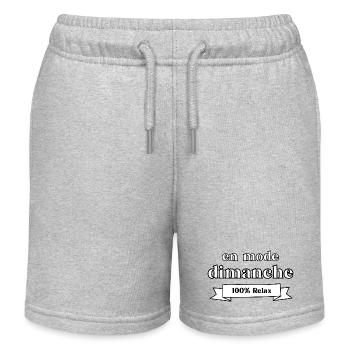 En Mode DIMANCHE 100% Ralex - Short de jogging enfant bio Stanley/Stella - gris chiné - Devant
