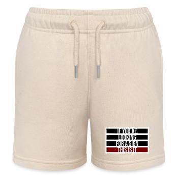 If You're Looking For A Sign This Is It Lustig - Kinder Organic Joggingshorts Mini Bolter von Stanley/Stella - Natur - Vorne