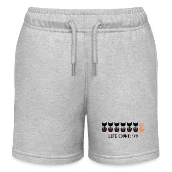 Final Life - Kids Organic Sweat Shorts by Stanley/Stella - heather grey - Front