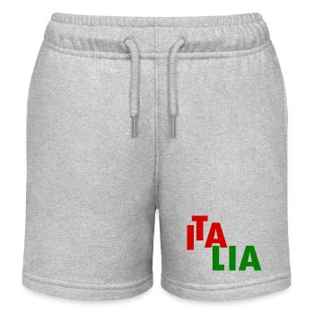 Italie - Short de jogging enfant bio Stanley/Stella - gris chiné - Devant