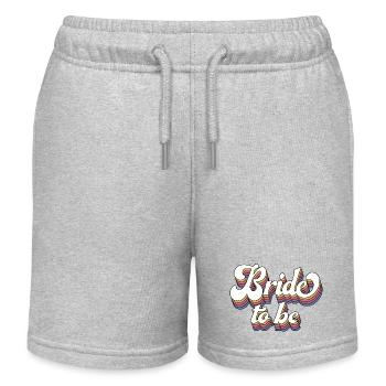 Bride To Be Future Mme Bridal Shower Cadeau de mariage - Short de jogging enfant bio Stanley/Stella - gris chiné - Devant