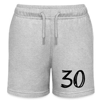 30 YEARS. 30th ANNIVERSARY. ANNIVERSARY 30 YEARS. 30 - Kids Organic Sweat Shorts by Stanley/Stella - heather grey - Front