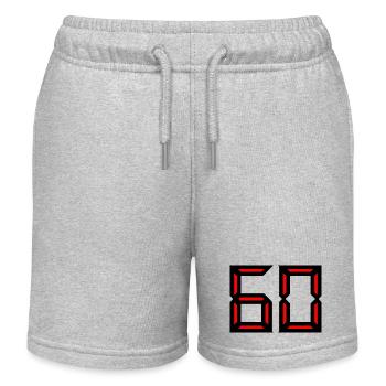60 YEARS. 60TH ANNIVERSARY. BIRTHDAY 60 YEARS. 60 - Kids Organic Sweat Shorts by Stanley/Stella - heather grey - Front