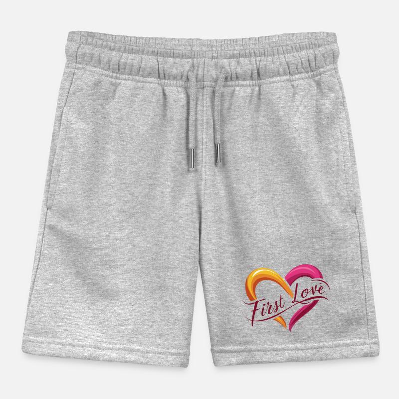 FIRST LOVE Kids Organic Sweat Shorts by Stanley/Stella