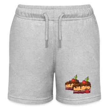 Gâteau - Short de jogging enfant bio Stanley/Stella - gris chiné - Devant