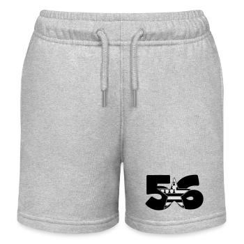 Bretagne : 56 ! - Kinder Organic Joggingshorts Mini Bolter von Stanley/Stella - Grau meliert - Vorne