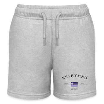 Rethymno Kreta – Urlaub Souvenir & Geschenk - Kinder Organic Joggingshorts Mini Bolter von Stanley/Stella - Grau meliert - Vorne