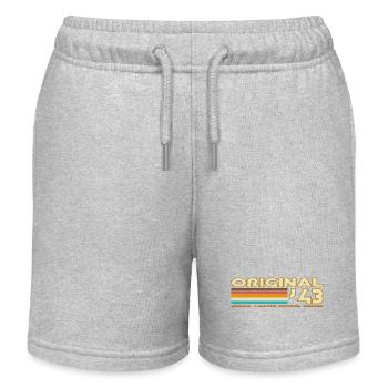 Original 43 Limited Edition - Kids Organic Sweat Shorts by Stanley/Stella - heather grey - Front