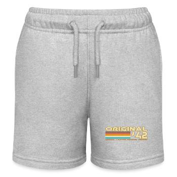 Ursprüngliche 42 Vintage Limited - Kinder Organic Joggingshorts Mini Bolter von Stanley/Stella - Grau meliert - Vorne
