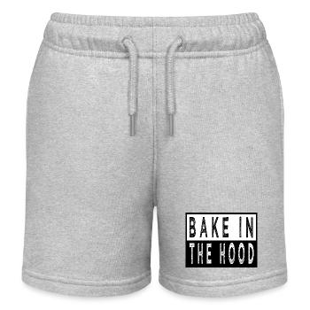 Gift Chef Quotes Puns Culinary Art Food Awesome - Kids Organic Sweat Shorts by Stanley/Stella - heather grey - Front