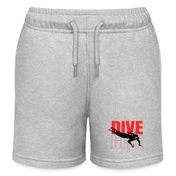 Scuba Diver - Short de jogging enfant bio Stanley/Stella - gris chiné - Devant