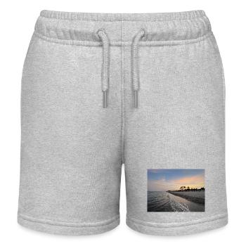 IMG 9543 - Kinder Organic Joggingshorts Mini Bolter von Stanley/Stella - Grau meliert - Vorne