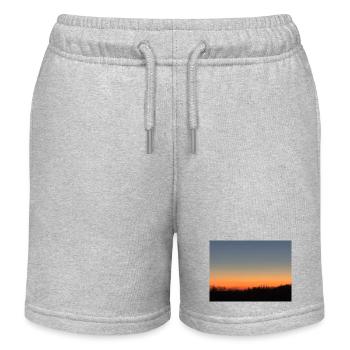 IMG 5264 - Kinder Organic Joggingshorts Mini Bolter von Stanley/Stella - Grau meliert - Vorne