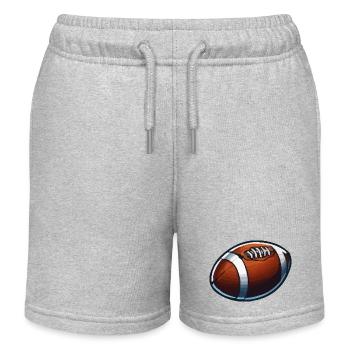 football - Kinder Organic Joggingshorts Mini Bolter von Stanley/Stella - Grau meliert - Vorne