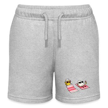 Der Sommer naht - Kinder Organic Joggingshorts Mini Bolter von Stanley/Stella - Grau meliert - Vorne