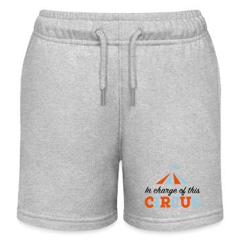 Chef - Short de jogging enfant bio Stanley/Stella - gris chiné - Devant