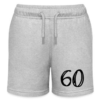 60 JAHRE. 60-JÄHRIGES JUBILÄUM. GEBURTSTAG 60 JAHRE. JAHR - Kinder Organic Joggingshorts Mini Bolter von Stanley/Stella - Grau meliert - Vorne