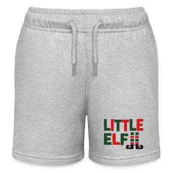 Kleiner Elf - Kinder Organic Joggingshorts Mini Bolter von Stanley/Stella - Grau meliert - Vorne