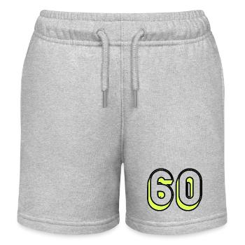 60. 60 YEARS. 60TH ANNIVERSARY. ANNIVERSARY 60 YEARS - Kids Organic Sweat Shorts by Stanley/Stella - heather grey - Front