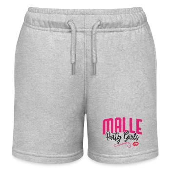 Malle party girls kuss - Kinder Organic Joggingshorts Mini Bolter von Stanley/Stella - Grau meliert - Vorne