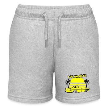 Los Angeles Lowrider - Short de jogging enfant bio Stanley/Stella - gris chiné - Devant