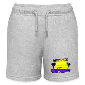 los angeles lowrider - Kinder Organic Joggingshorts Mini Bolter von Stanley/Stella - Grau meliert - Vorne