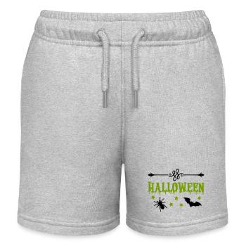 Halloween - Short de jogging enfant bio Stanley/Stella - gris chiné - Devant