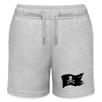 Roger Jolly (couleur personnalisable!) - Short de jogging enfant bio Stanley/Stella - gris chiné - Devant