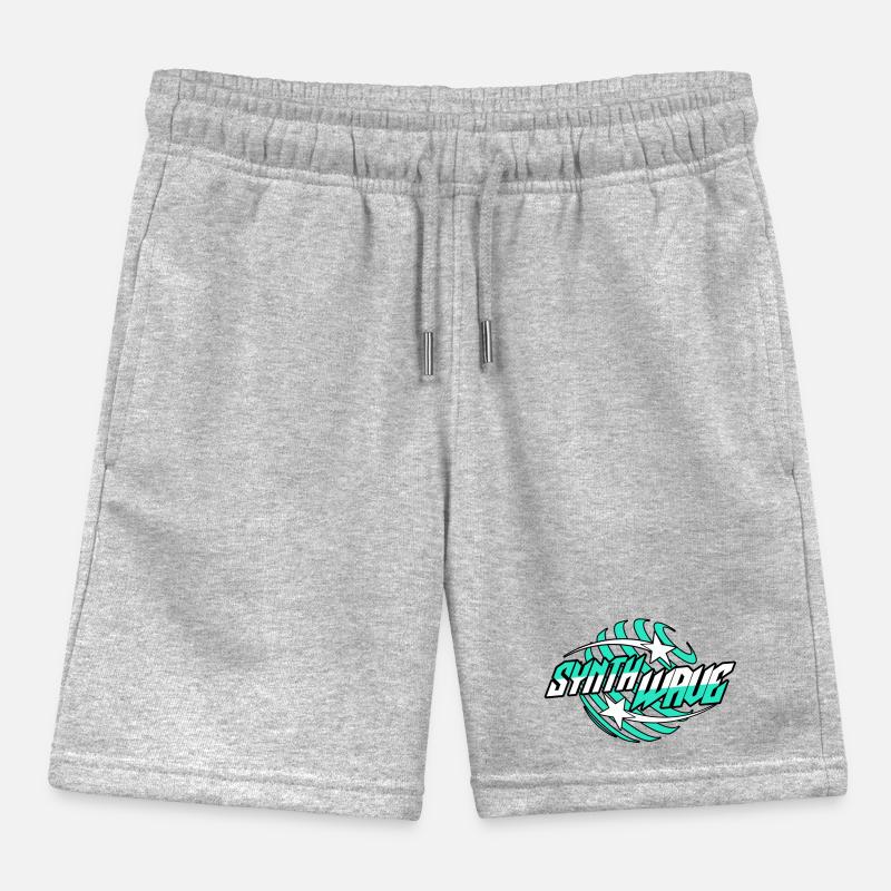 Synth Wave Synthesizer  Kinder Organic Joggingshorts Mini Bolter von Stanley/Stella