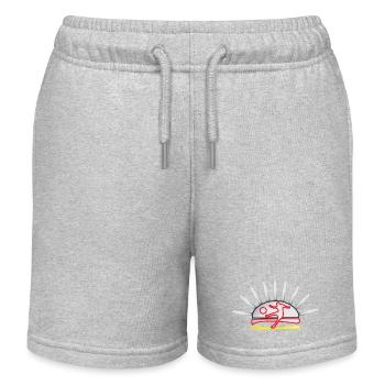 Sonnen-Kicker  - Kinder Organic Joggingshorts Mini Bolter von Stanley/Stella - Grau meliert - Vorne