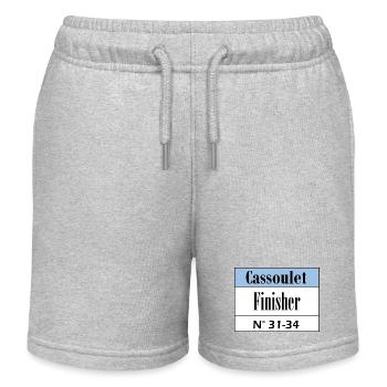 Cassoulet Finisher Languedoc - Kinder Organic Joggingshorts Mini Bolter von Stanley/Stella - Grau meliert - Vorne