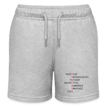 Lehrer - Kinder Organic Joggingshorts Mini Bolter von Stanley/Stella - Grau meliert - Vorne
