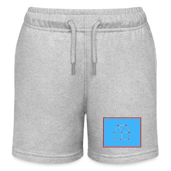 Streichholz legespiel - Kinder Organic Joggingshorts Mini Bolter von Stanley/Stella - Grau meliert - Vorne